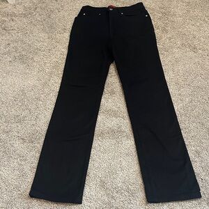 Vintage Valentino Black Straight Leg Jeans. Size 28